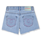 Billieblush girls denim shorts with embroidered back pockets