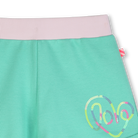 Billieblush girls shorts green elastic waist detail