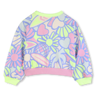Billieblush girls multicolour floral print sweatshirt front view