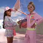 Billieblush girls matching outfit floral sweatshirt styled kids look