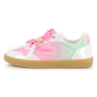 Billieblush girls trainers pink mint side view gum sole
