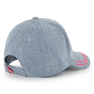 Billieblush girls denim cap adjustable back strap snap closure rear view