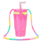 Billieblush girls pink milkshake bag back view structured cup design