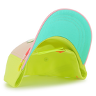 Billieblush girls cap underside brim turquoise lining detail