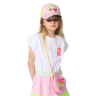 Billieblush girls rainbow heart cap worn outfit summer accessory