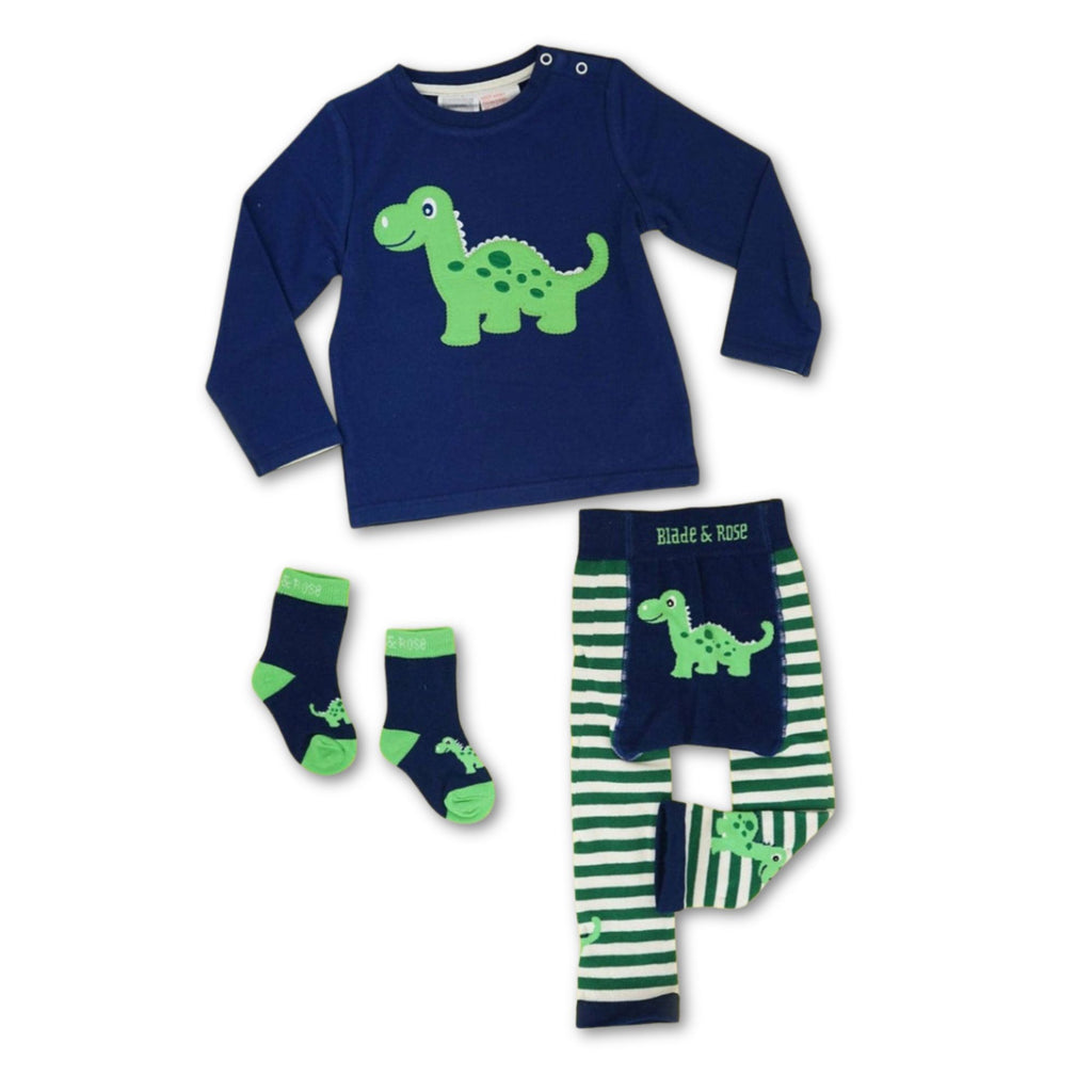 Blade & Rose Maple Dinosaur Outfit Set For Baby Boys 