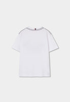 Boboli baby boys white t-shirt back view
