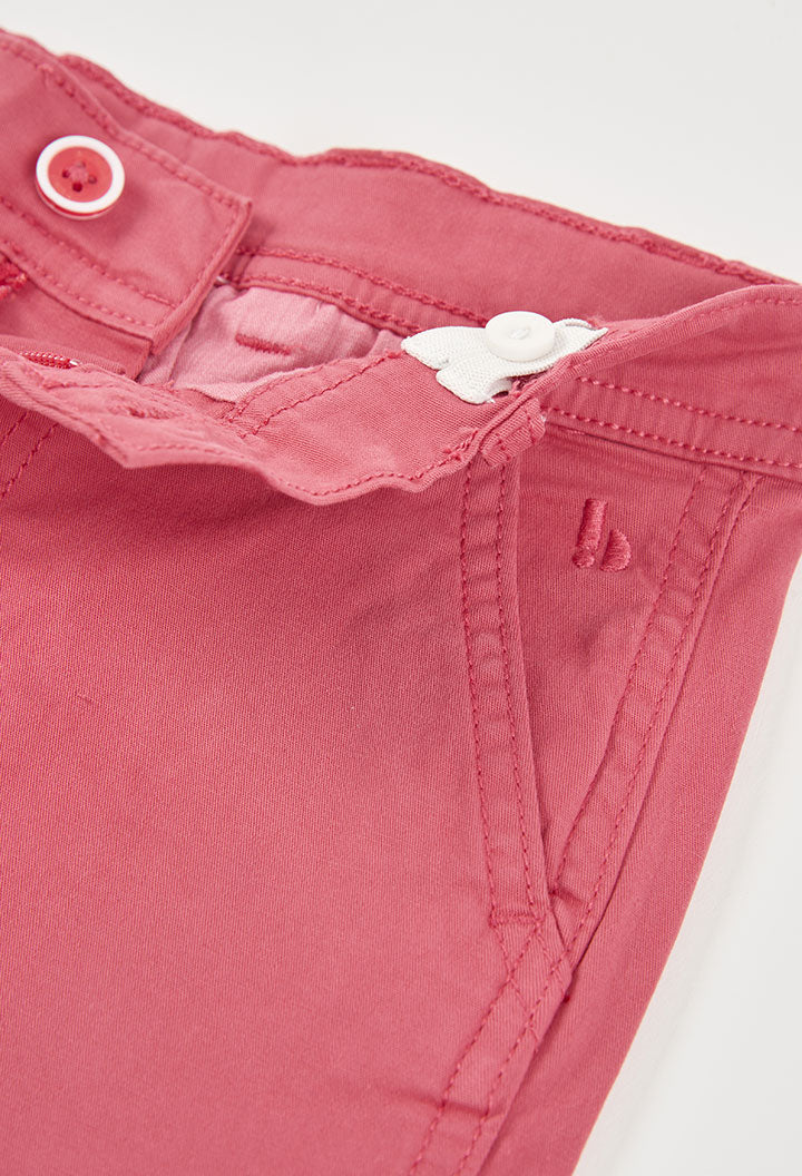 boys pink summer shorts cotton kids outfit