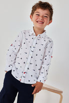 Boboli boys baby toddler whale shirt styled occasion outfit