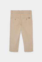 Boboli boys chino trousers beige back view
