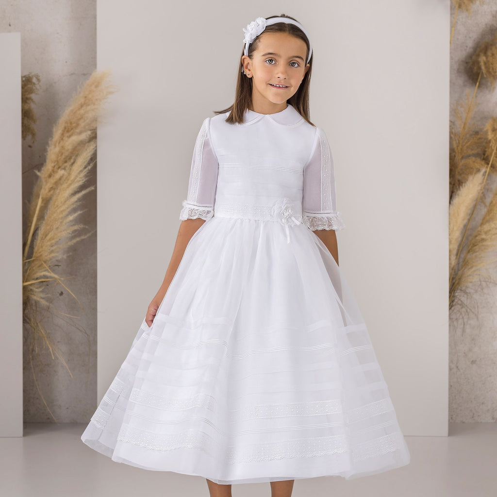 Carmy Communion Dress White 4003