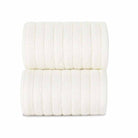 Cream ribbed cotton tights for girls by Condor
