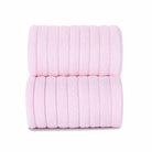 Condor pink ribbed cotton tights for baby girls