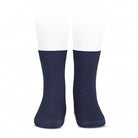 Condor unisex navy cotton kids ankle socks