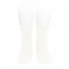 Condor cream basic short socks for babies and kids