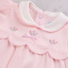 Emile et Rose Matilda baby girls pale pink romper and hat gift set