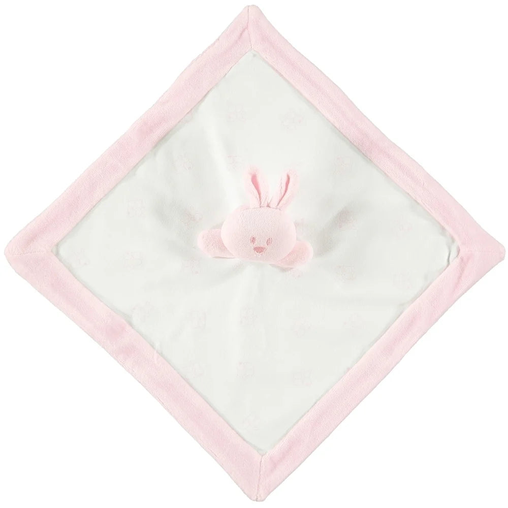 Emile et Rose Gemini bunny comforter blanket with Rose bunny head for newborn babiy girls