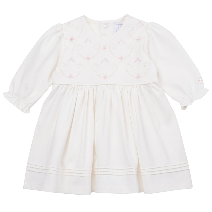 Emile et Rose Harper Baby Girl Ivory Occasion Dress