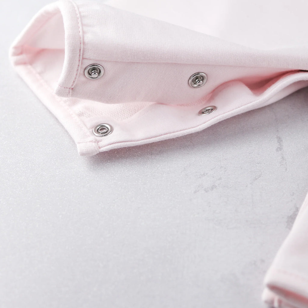 Babygrow popper fastening detail from Emile et Rose Katerina set.