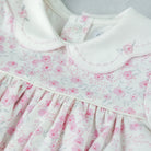Emile et Rose Katya baby girls floral dress with embroidered scalloped collar