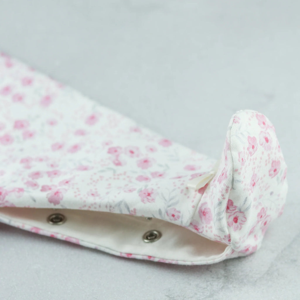 Emile et Rose Kylie girls footed floral girls babygrow 
