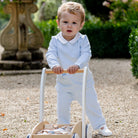 Emile et Rose baby boys blue occasion outfit full look outdoor