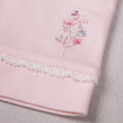 Emile et Rose baby girls pink shorts hem embroidery