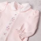Emile et Rose baby girls babygrow collar and sleeve detail pink