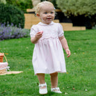 Emile et Rose pink baby girls flower girl dress 