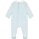 Emile et Rose blue baby boys babygrow back view