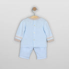  Back view of Emile et Rose Martin baby boys knitted jumper and trousers set