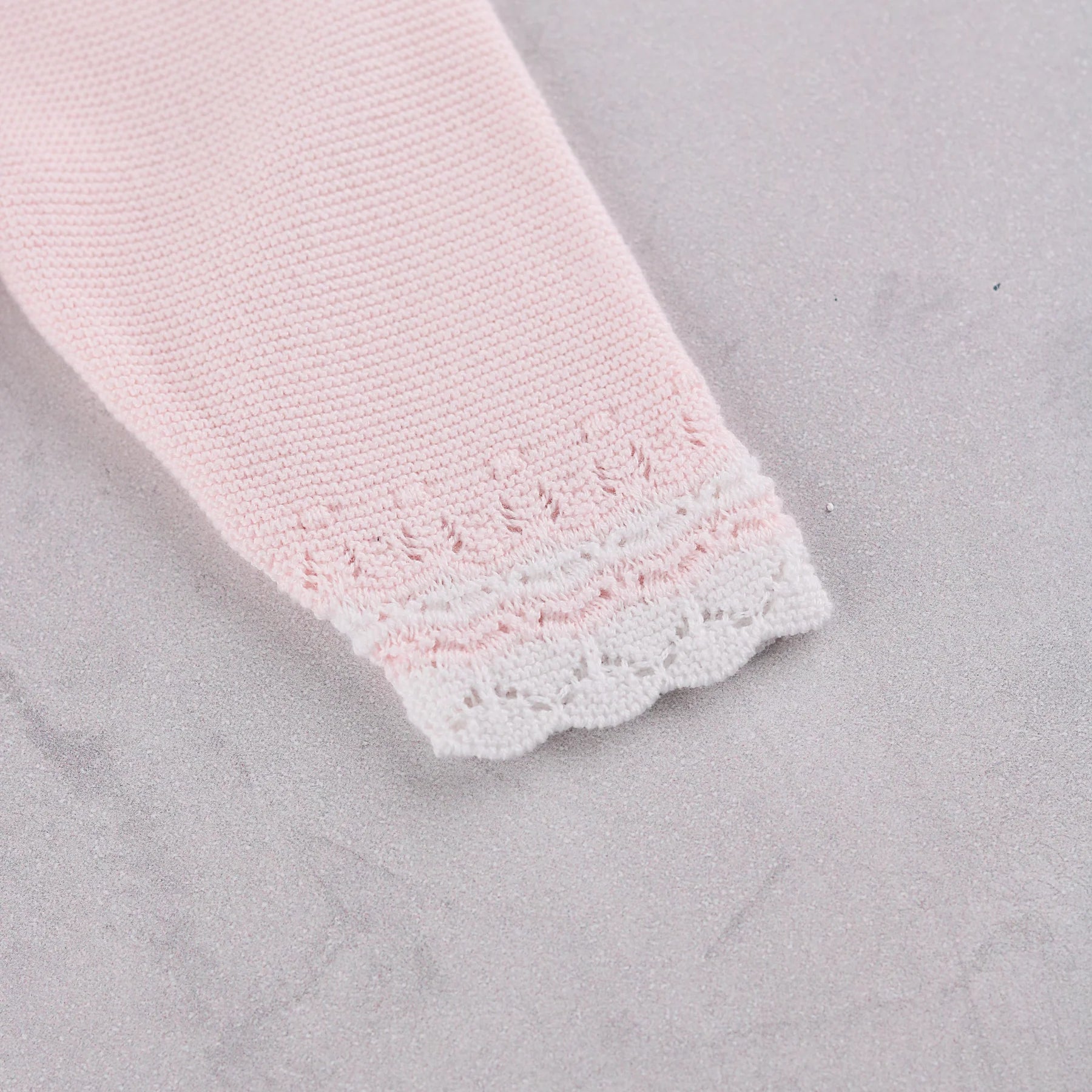  Close-up of the crochet lace sleeve detal on the Emile et Rose Millie dress