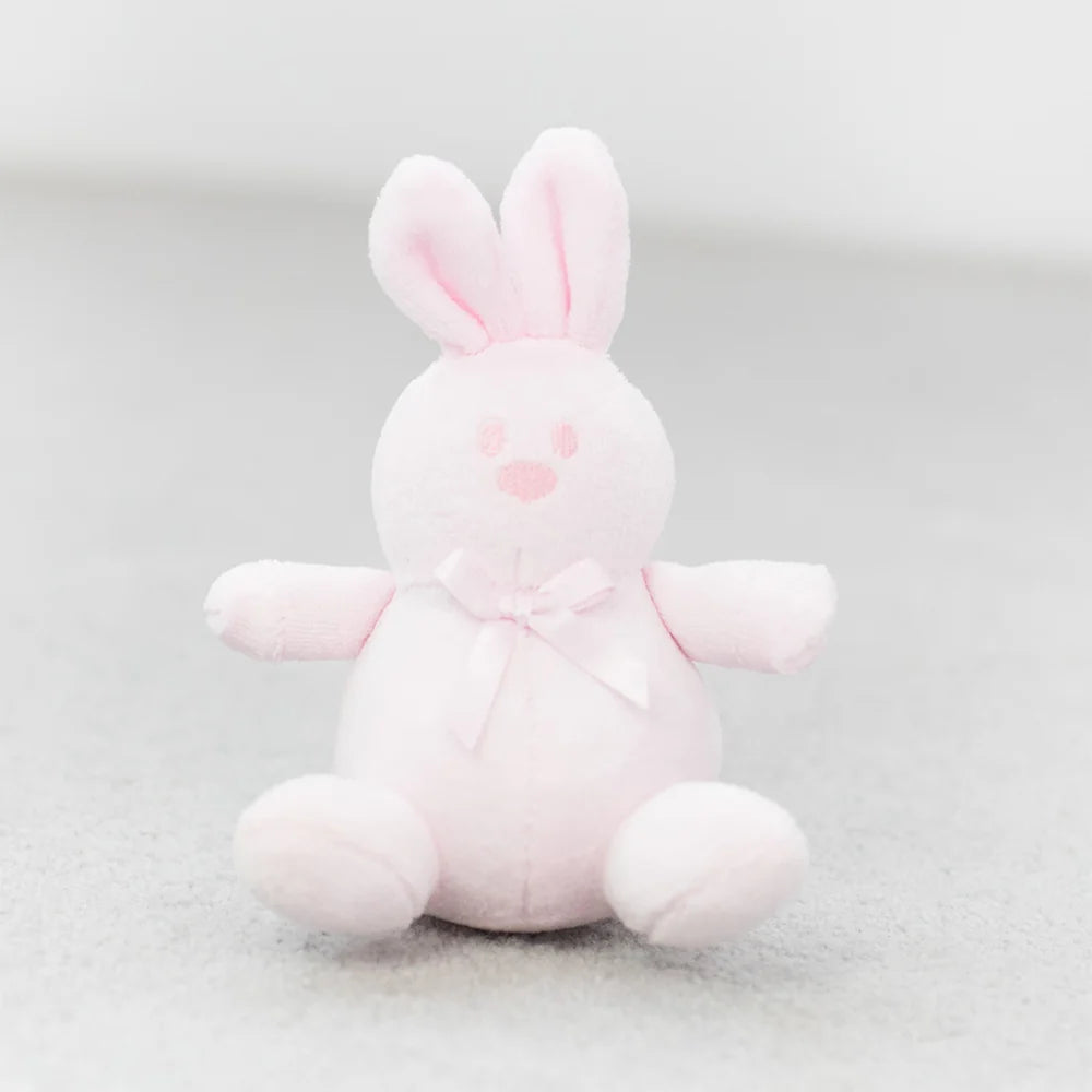 Emile et Rose Tilda newborn baby gift set with pink bunny comforter 