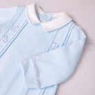 Emile et Rose baby boys blue occasion babygrow