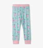 Hatley Ballet School Girls PJs with cute chest pocket and pink trims