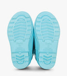 Pair of Hatley Boys BlueDino Roar Rain Boots with slip-resistant soles