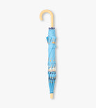 Hatley Boys Little Pups blue kids umbrella folded with wooden handle