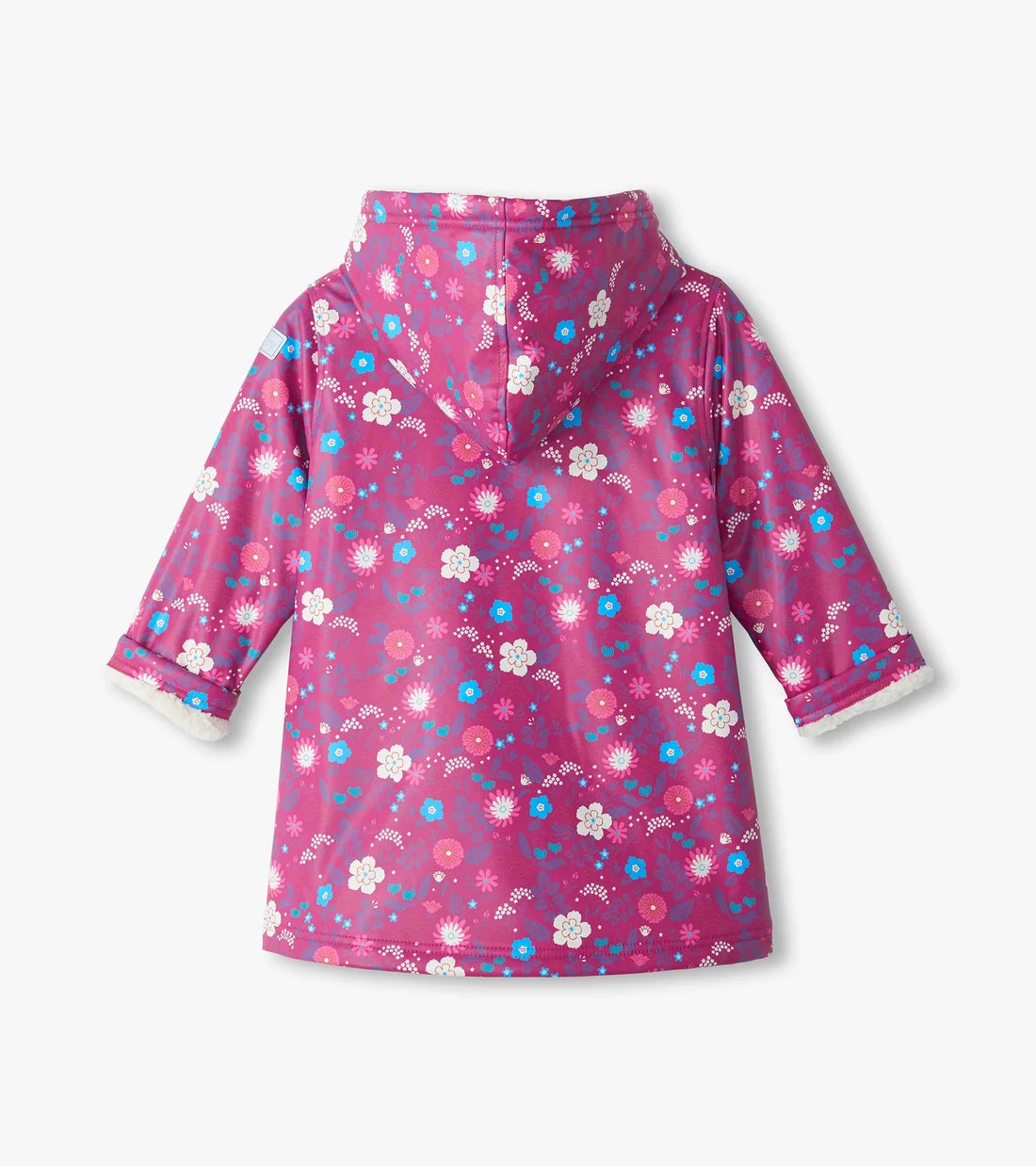 Hatley Girls Tiny Flowers sherpa lined floral jacket back to school