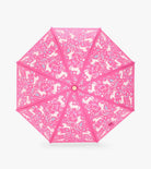     Hatley girls pink Unicorn Forest umbrella open canopy view
