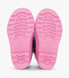 Tread view of Hatley girls rain boots showing slip-resistant sole