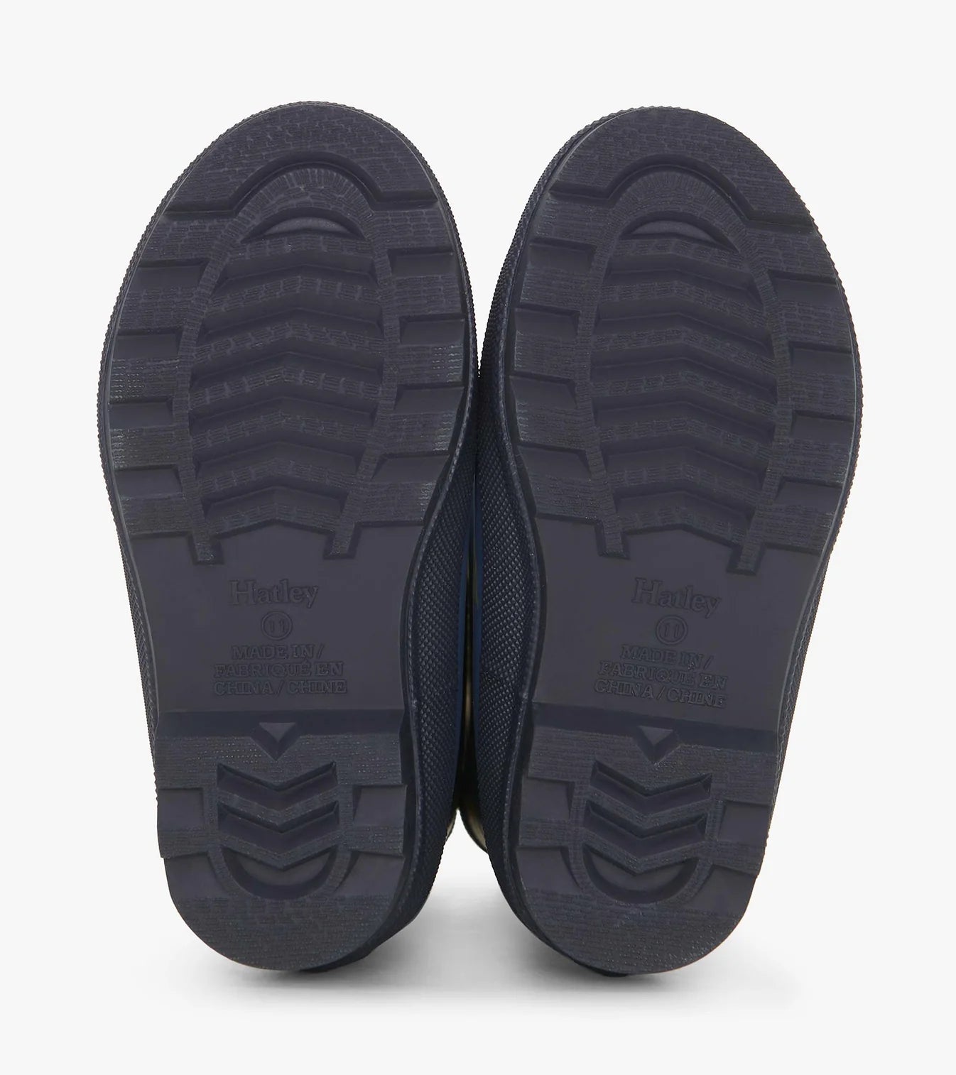 Hatley Landscape Tractors rain boots – tread detail for wet weather grip