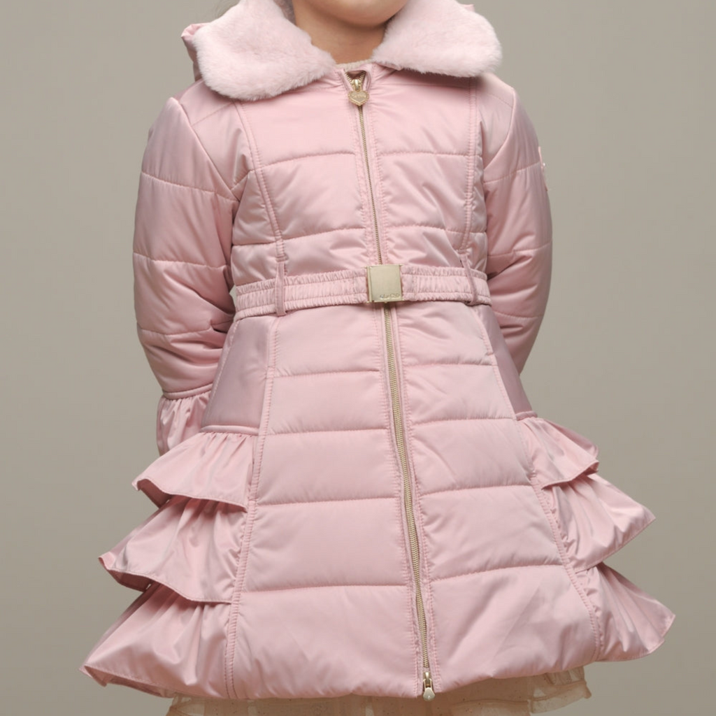 Le Chic Winter Girls mart Coat In Pink