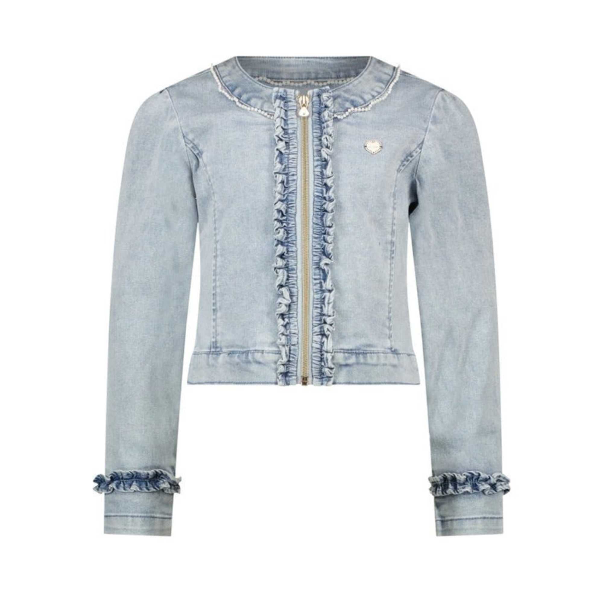 Le Chic Girls Arlene Light Denim Jacket