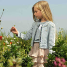 Le Chic Arlene Light Denim Jacket For Girls