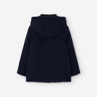 Losan boys navy hooded winter jacket – back flat lay