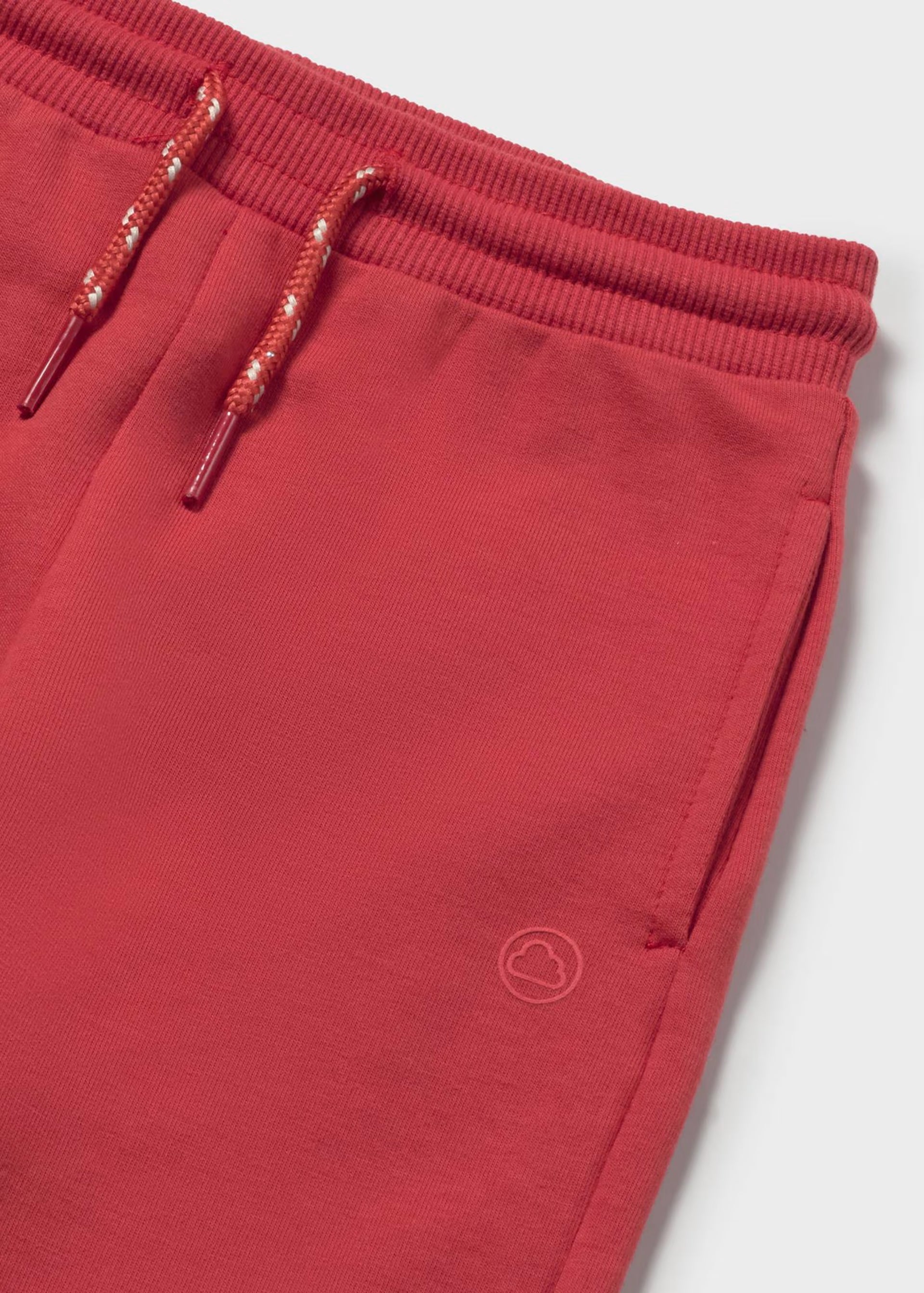 Mayoral boys red joggers drawstring waist detail