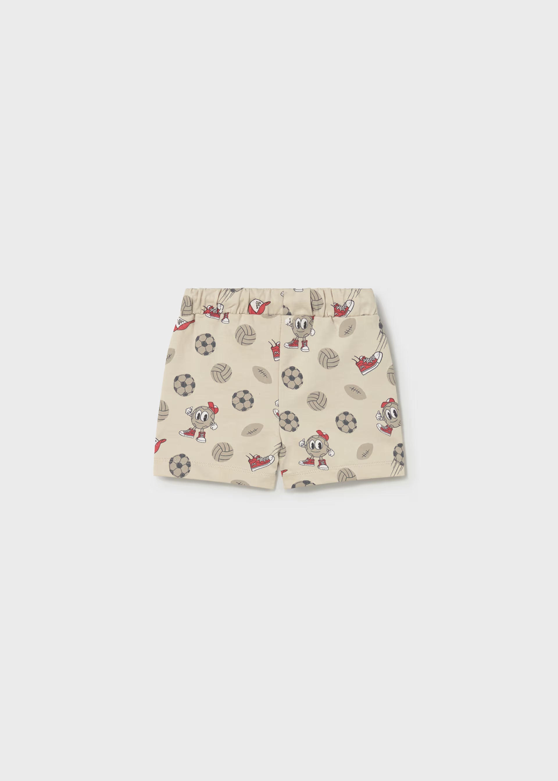 Mayoral boys football summer shorts detail print