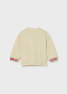 Mayoral boys cream sweatshirt back view