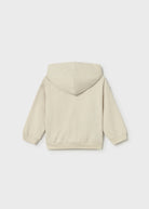 Mayoral boys beige zip hoodie back view baby toddler