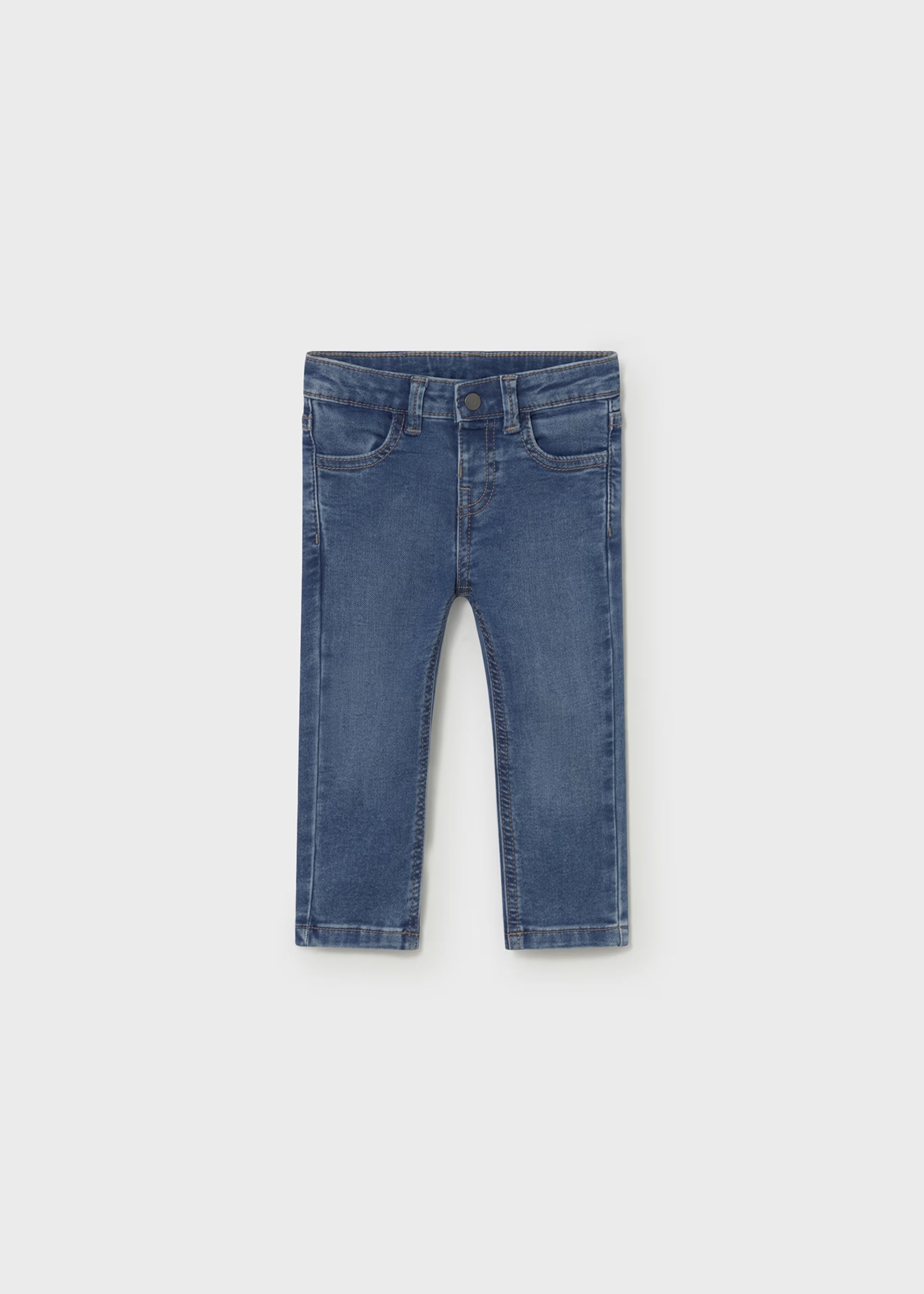 Mayoral boys blue jeans baby toddler stretch denim front view